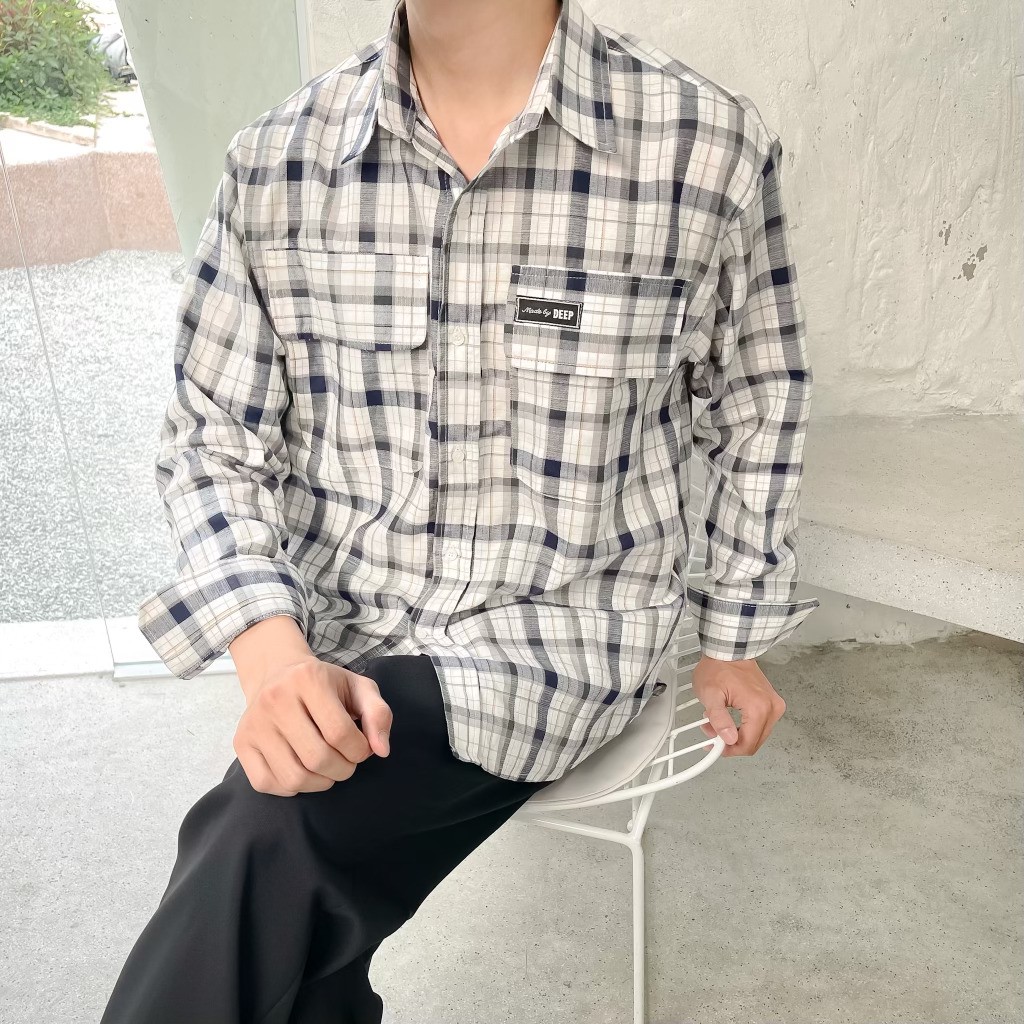 Áo Khoác Sơ Mi Caro Hàn Quốc RETRO SHIRT