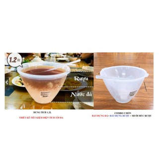 BÁT ƯỚP ĐÁ LẠNH ĐỰNG RƯỢU TIỆN DỤNG 1.2L