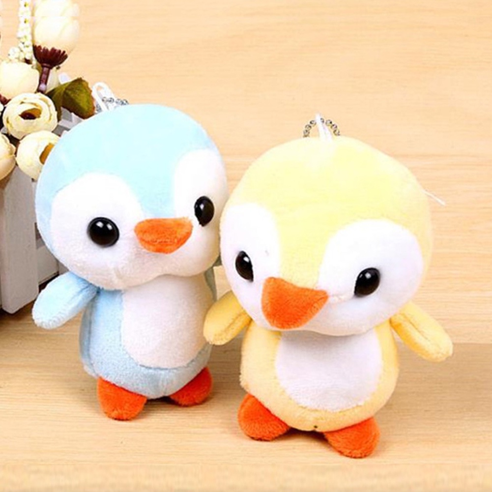 Móc Khóa Hình Chim Cánh Cụt Nhồi Bông Dễ Thương