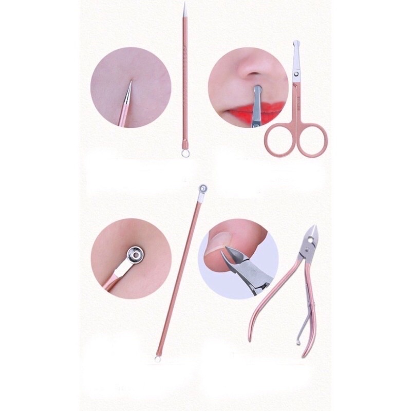 Bộ dụng cụ cắt bấm móng tay chân đa năng 18 món cho cả gia đình, siêu tiện lợi