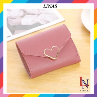 FreeShip Ví Nữ Mini Cầm Tay, Hình Trái Tim Xinh Xắn MT145