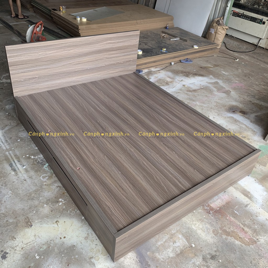 Giường ngủ gỗ cn MDF 2 hộc kéo CPX-G26 | BigBuy360 - bigbuy360.vn
