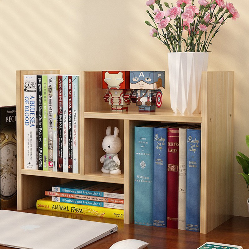 Kệ sách để bàn, kệ để tài liệu văn phòng lắp ráp đơn giản