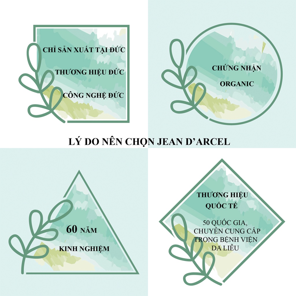 Mặt nạ giảm mụn, thu nhỏ lỗ chân lông Jean D'Arcel_ Jean Darcel Clearing mask 50ml