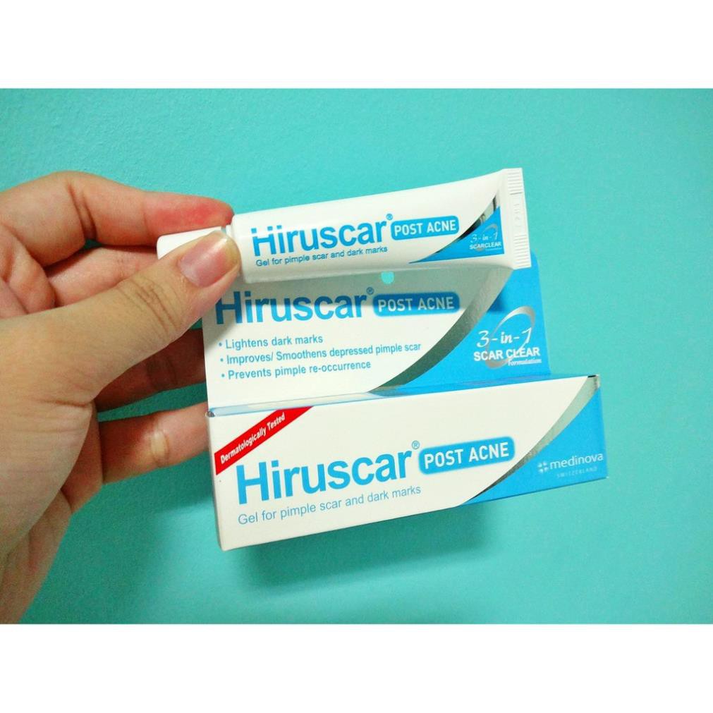 Hiruscar Post Acne tube 5g  - Gel Làm Mờ Sẹo Mụn Và Thâm Mụn