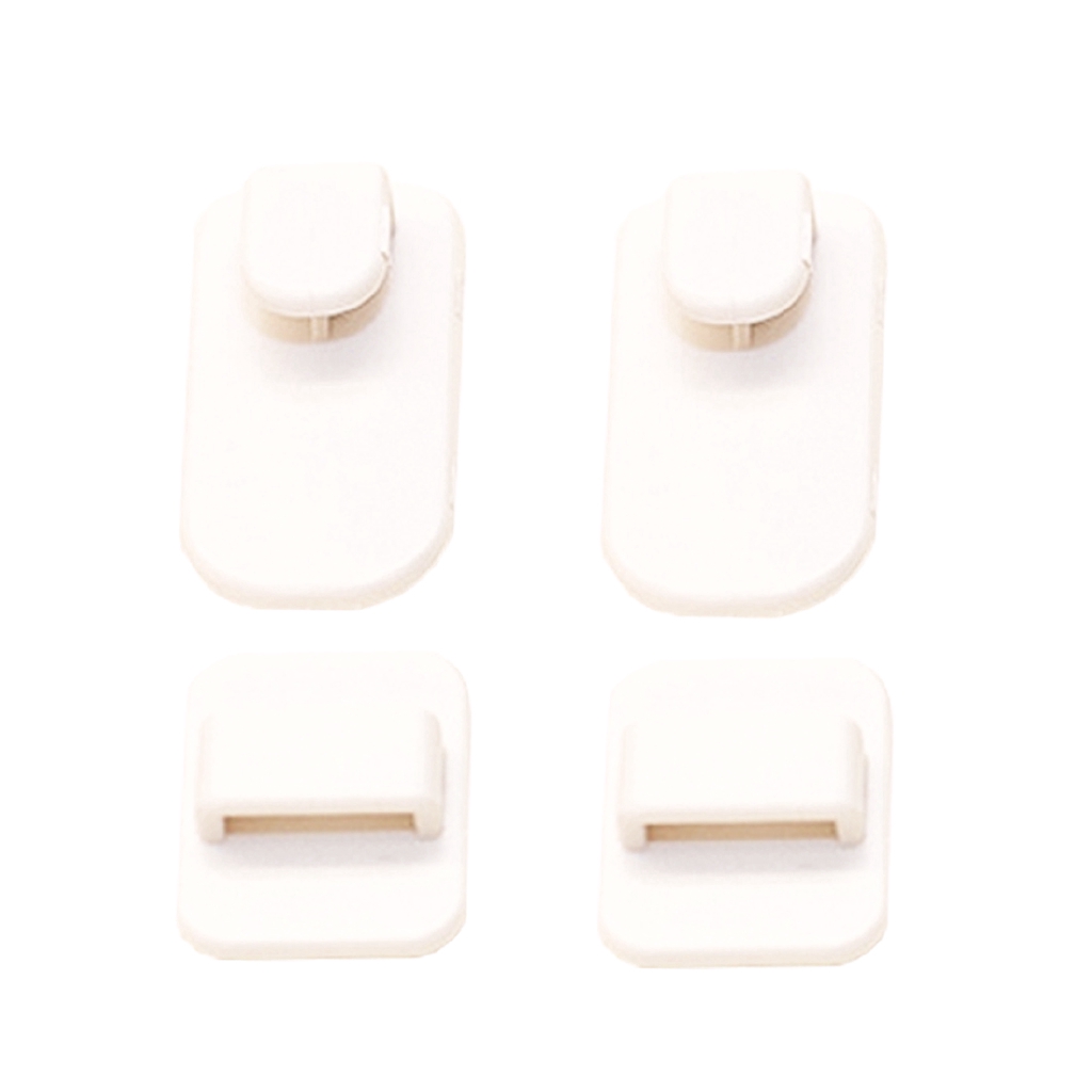 Bộ 2 set 4 móc dán tường treo điều khiển từ xa cao cấp tiện dụng