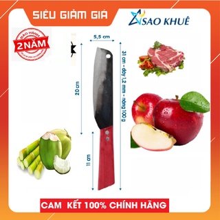 Dao Thái Thịt Siêu Bén RÈN THỦ CÔNG cán gỗ