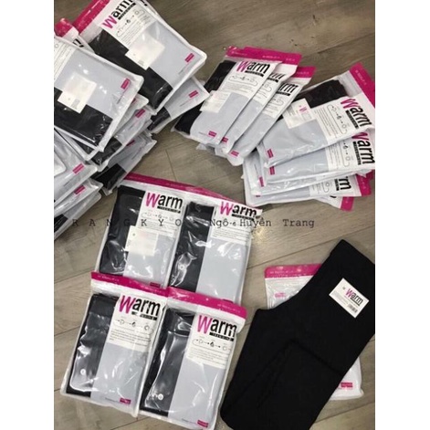 Quần Legging  Warm kèm túi zíp hồng