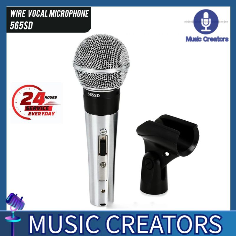 Micro Dynamic 565sd Chuyên Nghiệp Cho Máy Karaoke Shure 565sd