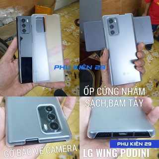 [LG Wing] Ốp lưng cứng trắng/ đen nhám cao cấp