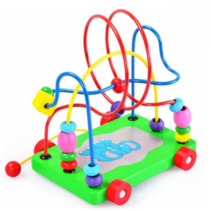 Set Đồ Chơi Tổng Hợp Bằng Gỗ Benrikids Tranh Ghép Kèm Xe Kéo Mê Cung Ziczac Cho Trẻ Mầm Non