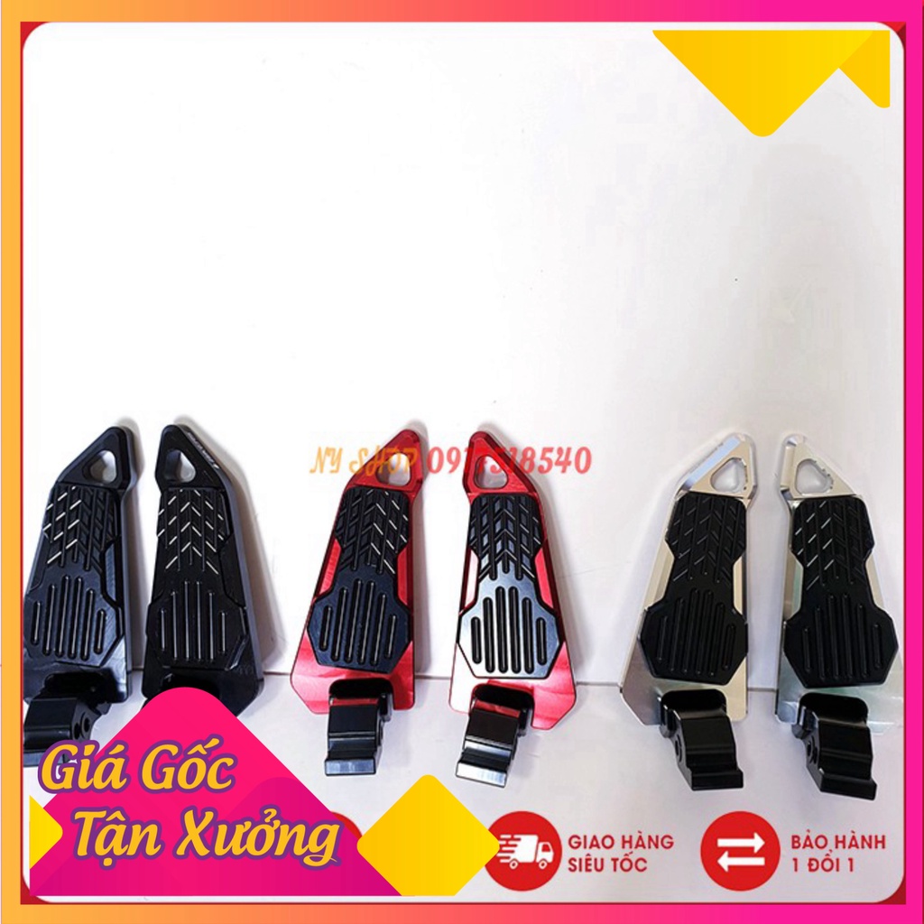 Gác Chân Biker CNC Gắn SH 2020 - SH 2021 - SH 2022 Hàng Dầy Loại 1 (Ảnh Sp thật)