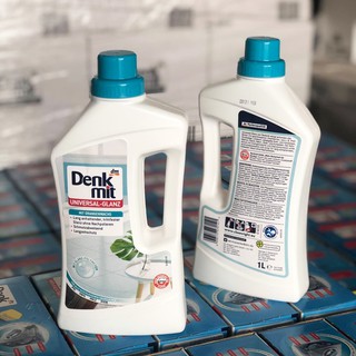 [Hàng Đức] Nước Lau Sàn Gỗ Và Sàn Gạch Denkmit Bodenreiniger Universal-Glanz 1 Lít