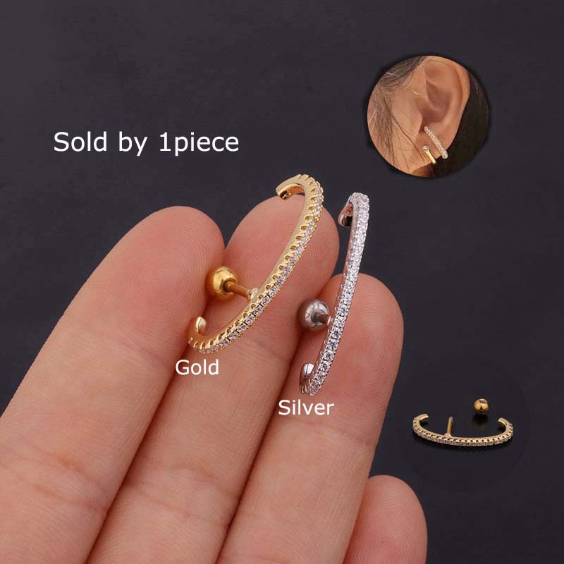 Khuyên Tai Hình Ốc Sên Đính Đá Thời Trang Dành Cho Nữ