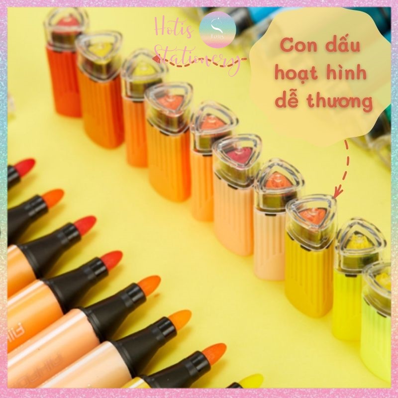 [HOTIS] Bút lông tô màu AIHAO color pen vẽ tranh gốc nước - Bộ 12/18/24/36 màu