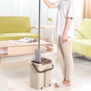 CÂY LAU NHÀ TỰ VẮT XOAY 360 ĐỘ