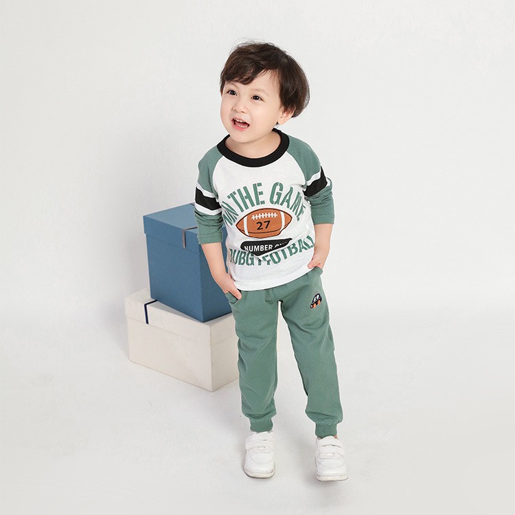 Quần dài cho bé EROKIDS họa tiết ô tô chất cotton hàng xuất Âu Mỹ