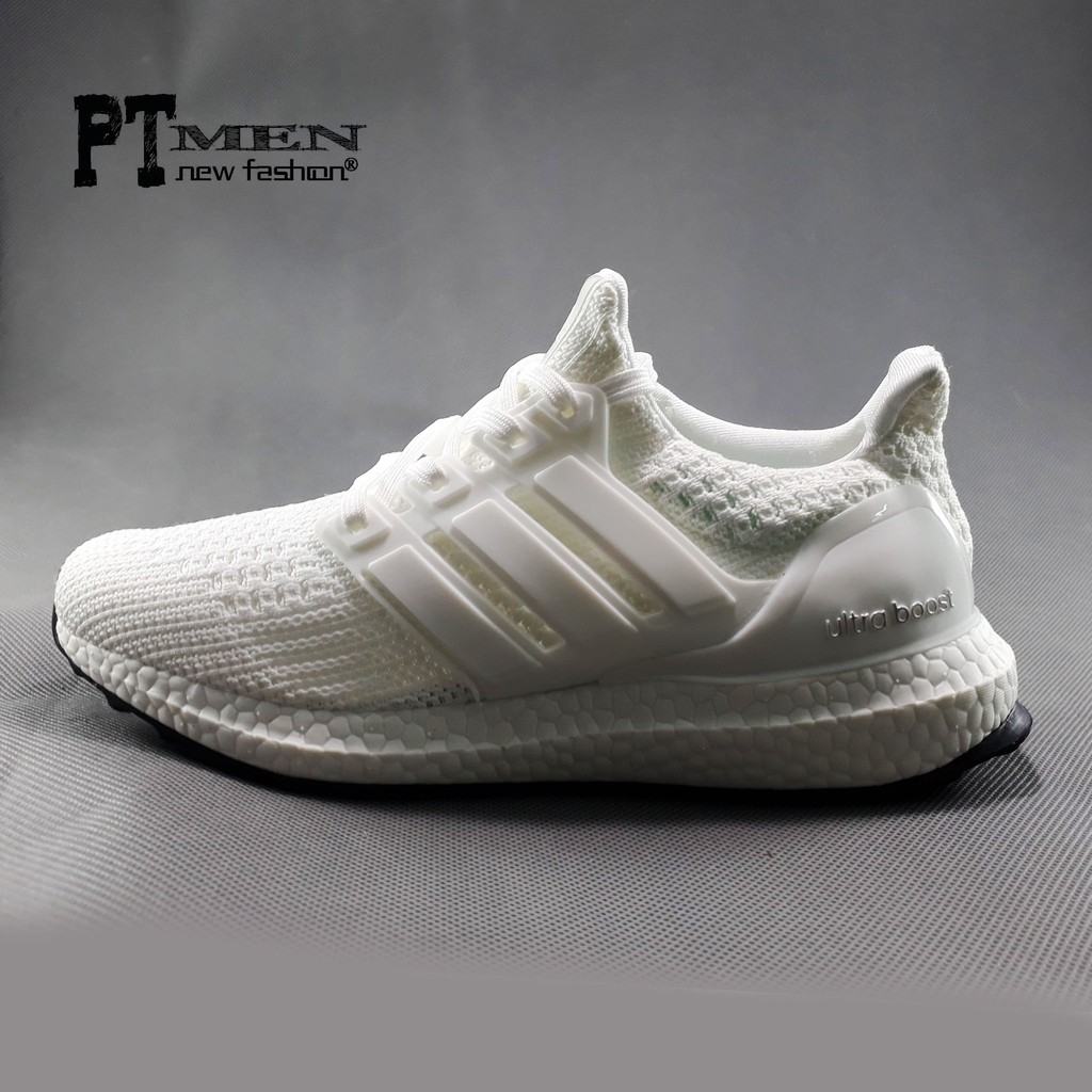 Free XẢ KHO THANH LÝ - RẺ Giày Sneaker Ultra Boost 4.0 Triple White | Sale Rẻ | Có Sẵn 2020 . new