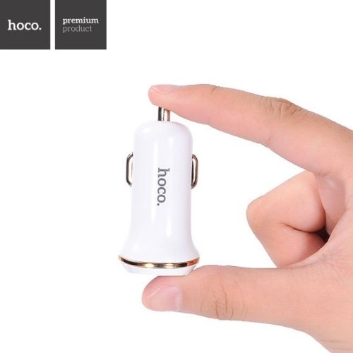 Tẩu sạc nhanh ô tô HOCO, tẩu sạc xe hơi chính hãng 2 cổng USB