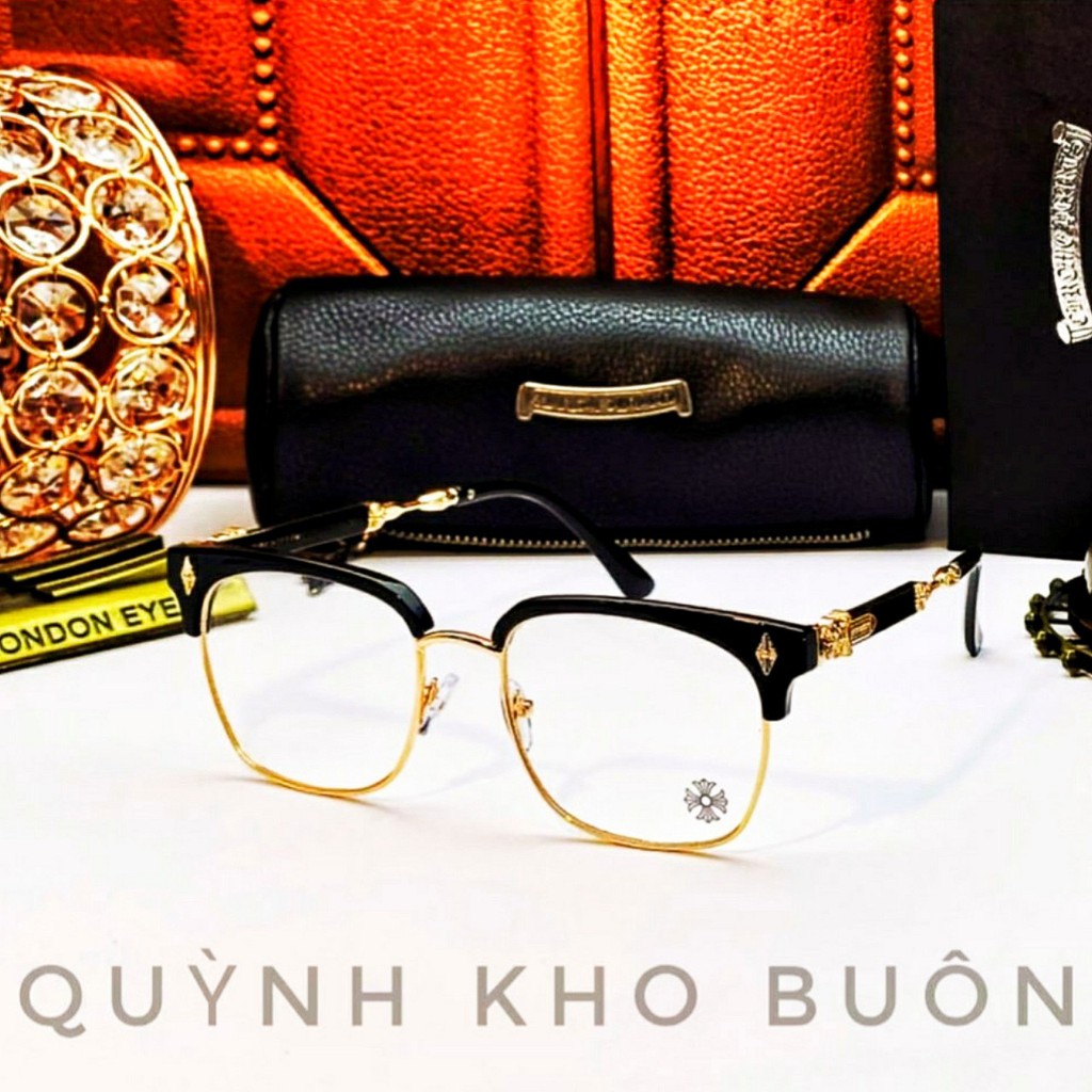 Gọng kính Chrome heart Nam Nữ Cao Câp TRÒNG 0 ĐỘ KIỂU GIÁNG HÀN OVERSIDE HOT TREND | BigBuy360 - bigbuy360.vn