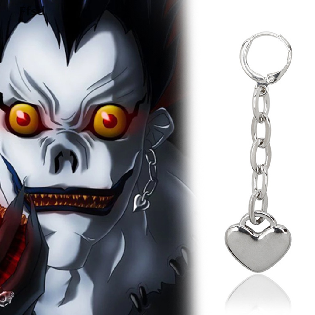 {Ffsd} Khuyên Tai Thả Trái Tim Anime Death Note Ryuuku Quà Tặng Cho Nam Và Nữ Hot