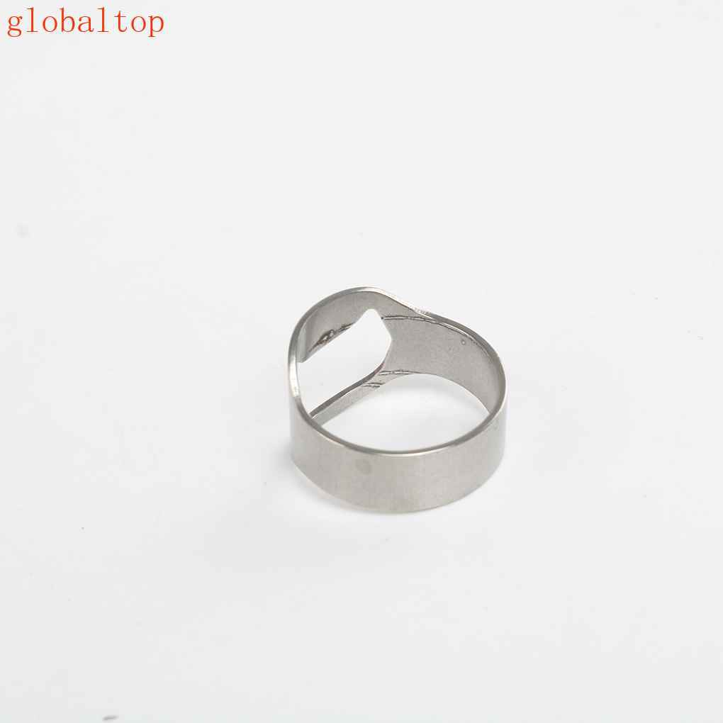 Dụng cụ mở nắp chai hình nhẫn bằng kim loại