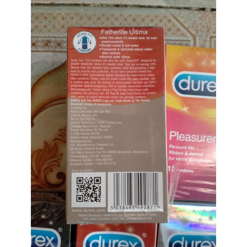 Bao Cao Su Durex Fetherlite Ultima Siêu Mỏng 💖 Hộp 12 Bao 😍 An Toàn Cho Sức Khỏe [HÀNG CHÍNH HÃNG]