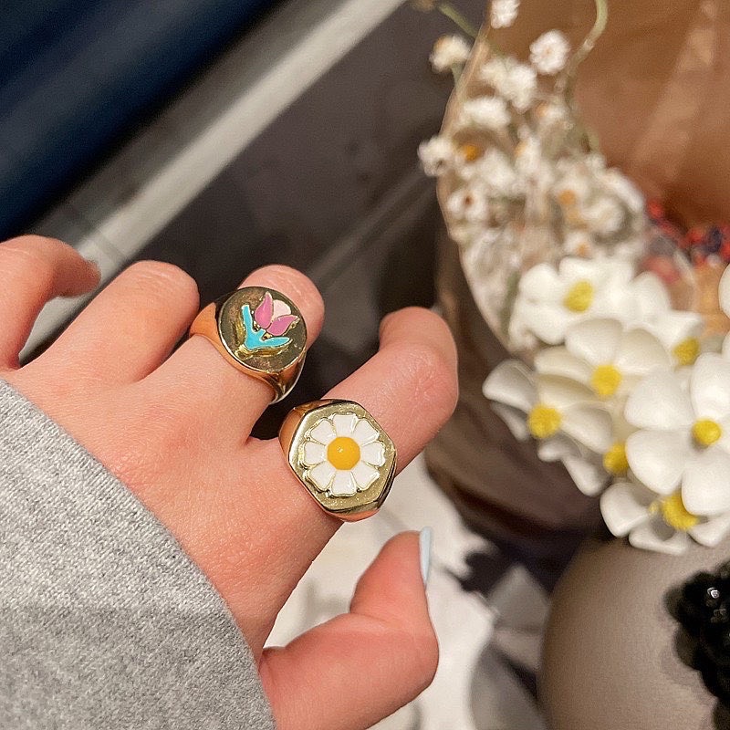 Nhẫn Đeo Tay Kim Loại - NHAN1077