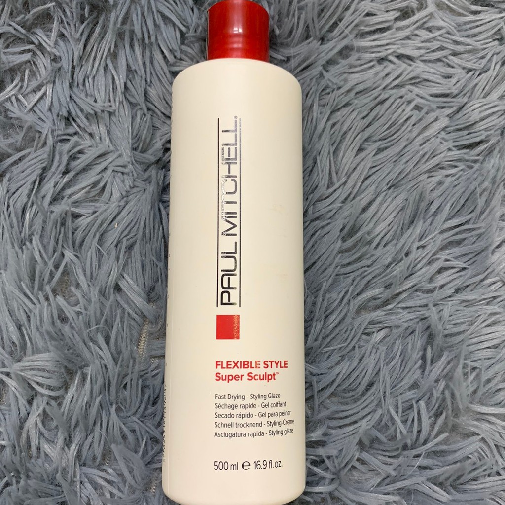 [Đủ size] Gel tạo kiểu táo xanh Paul Mitchell Super Sculpt 250ml, 500ml giúp tạo kiểu và giữ nếp tóc uốn, tóc xoăn