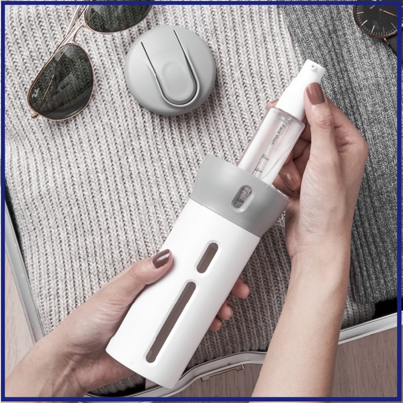 Nhanh Chóng| Bộ Chai Lọ 4 Trong 1 Chiết Mỹ Phẩm Tiện Dụng Khi Đi Du Lịch