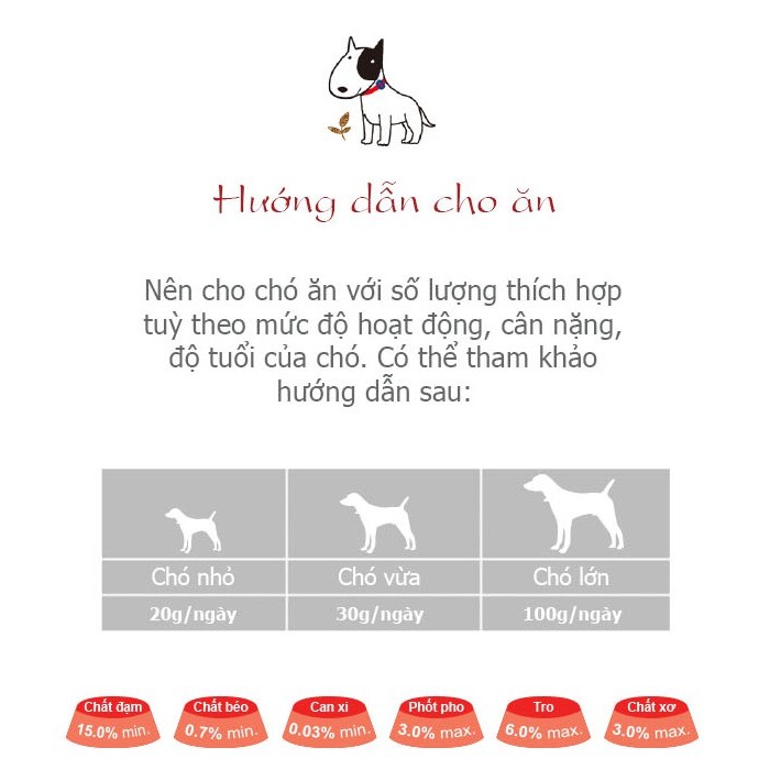 [150gr] Snack hỗn hợp Bowwow Hàn Quốc cho chó