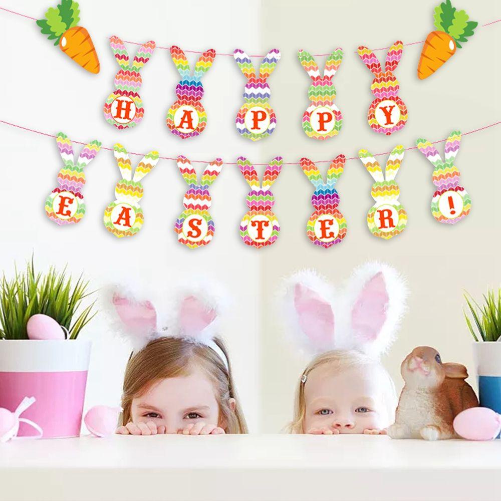 Dây Treo Trang Trí Cửa Hình Thỏ Và Cà Rốt Dễ Thương