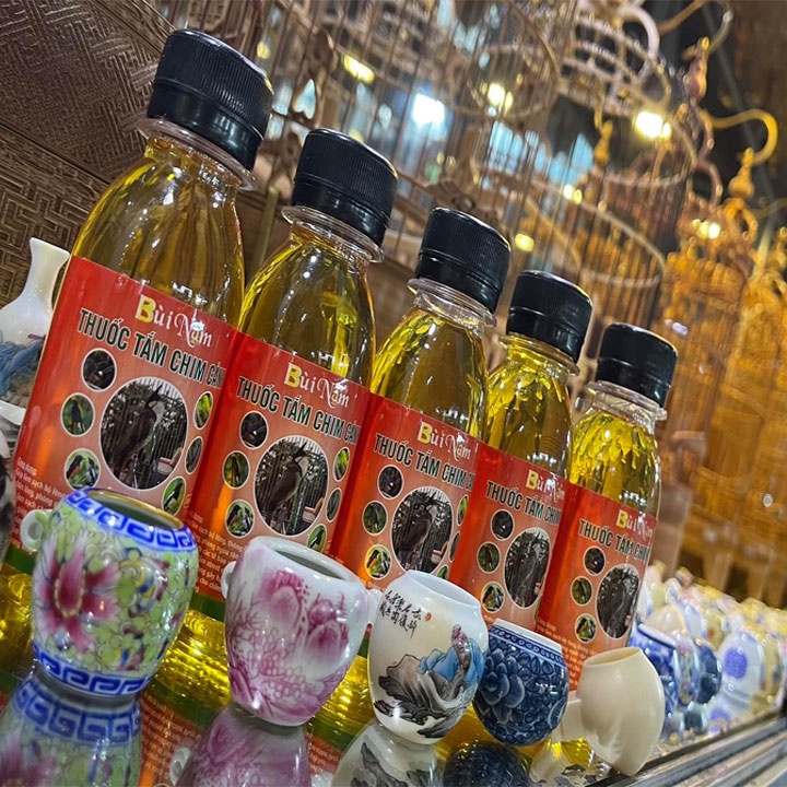 [Ảnh thật tự chụp] Nước Tắm Chim Cảnh 100ml - Chuyên Cho Người Chơi Chim Cảnh, Thi Đấu