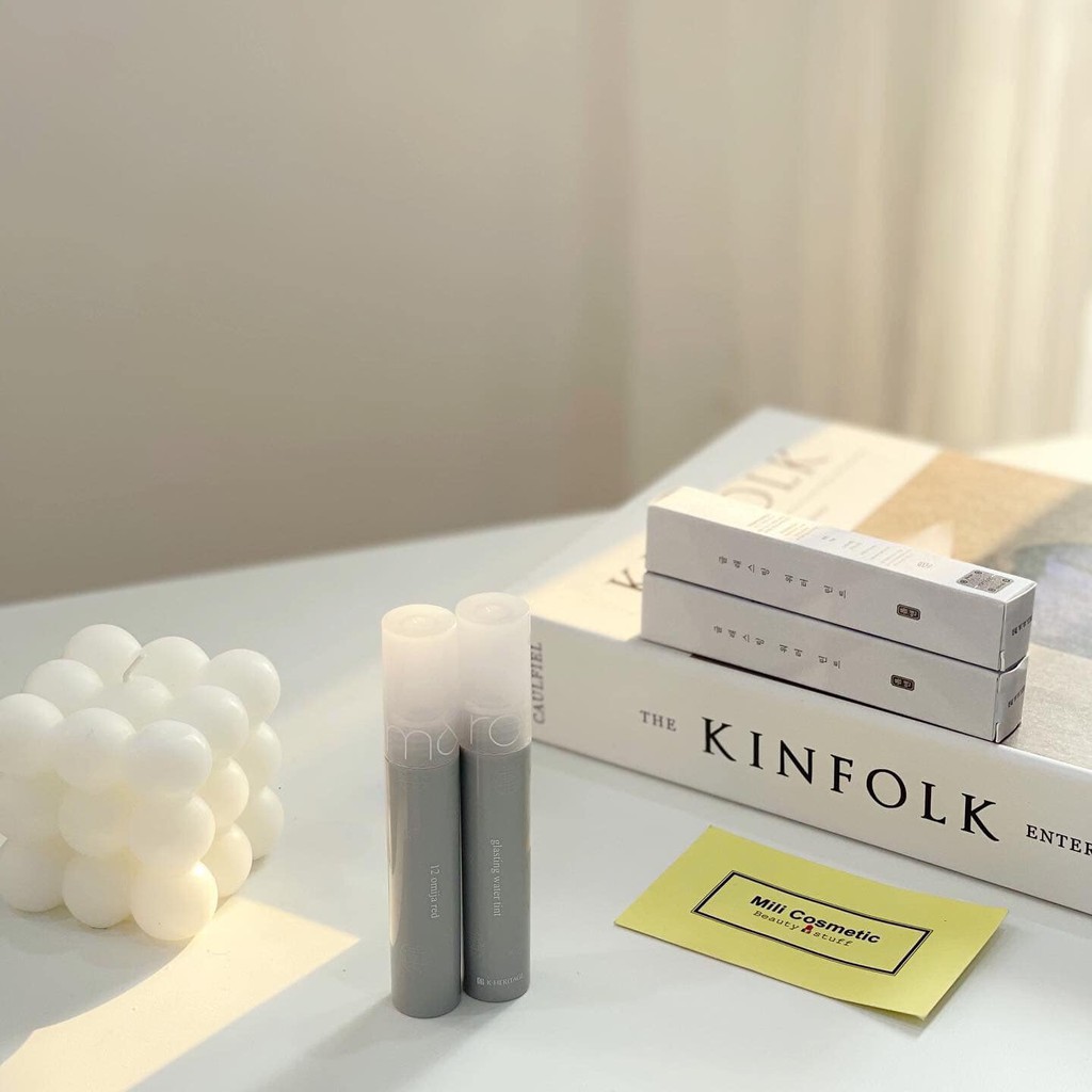 Son Romand Hanbook Glasting water tint #Omija red