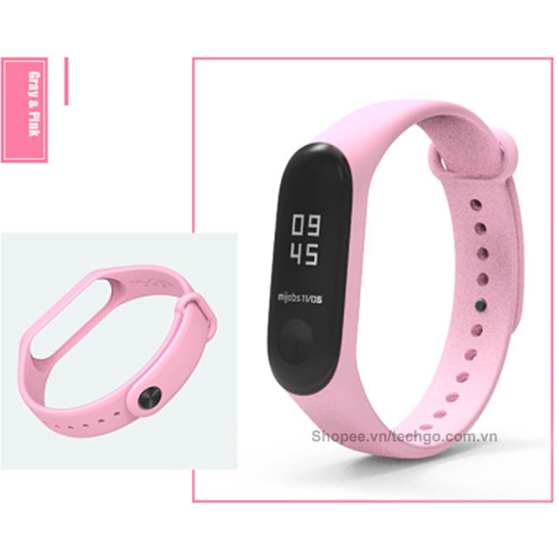 Dây Đeo Cao Su Thay Thế Cho Xiaomi Miband 3 Miband 4 Chất Lượng Cao