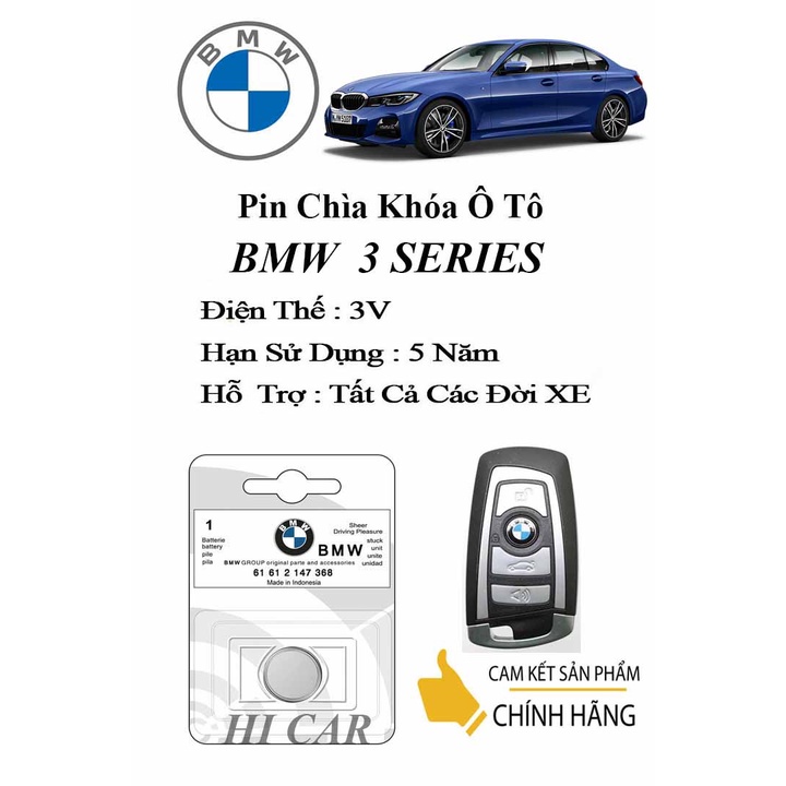 Pin chìa khóa ô tô BMW 3 Series