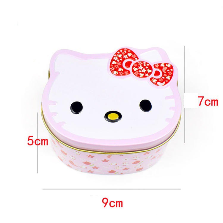 Hộp 100 dây buộc tóc Kitty gọn gàng siêu dễ thương HBT46