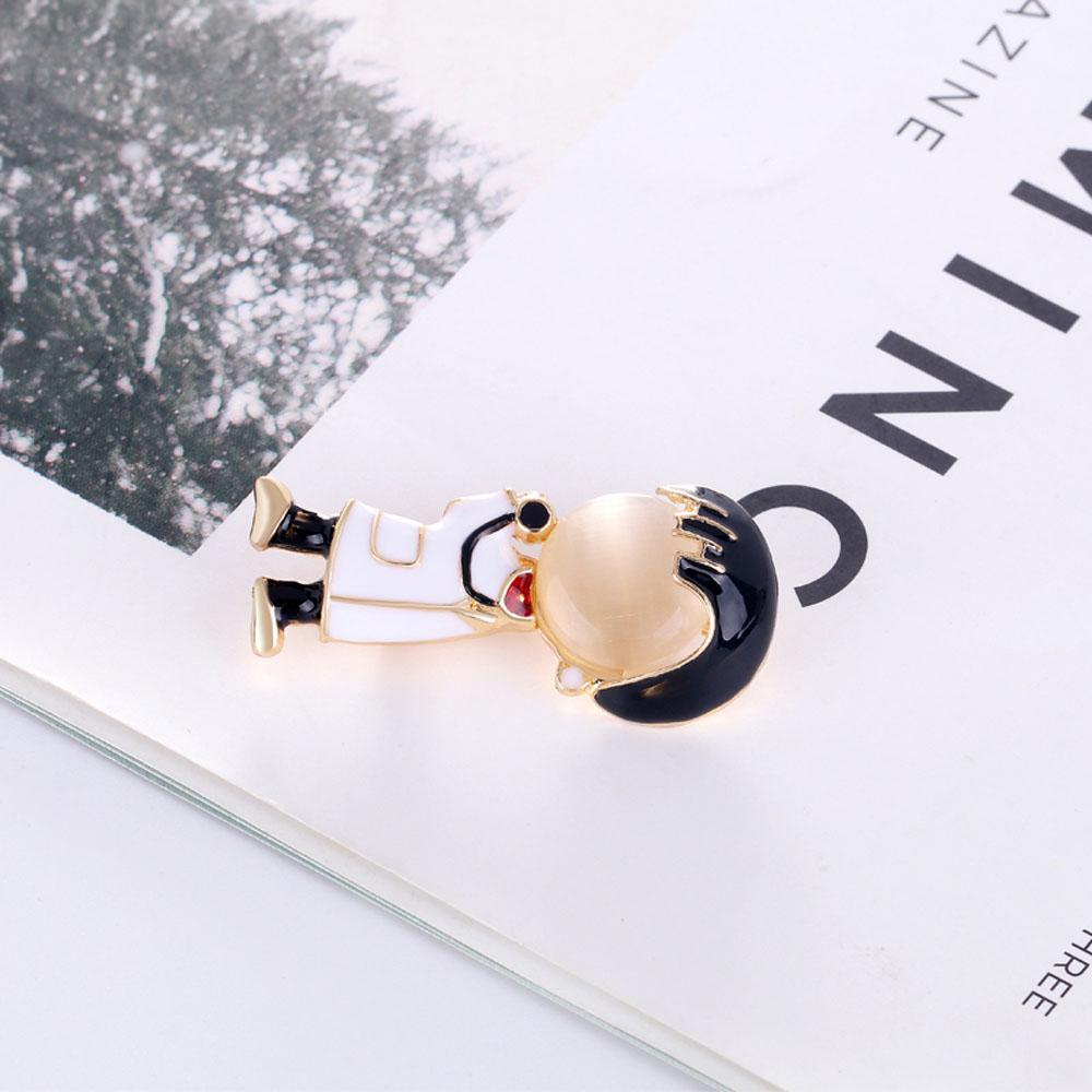 MXGOODS Ghim Cài Khăn Choàng Tráng Men Cho Y Tá / Bác Sĩ Nam Nữ