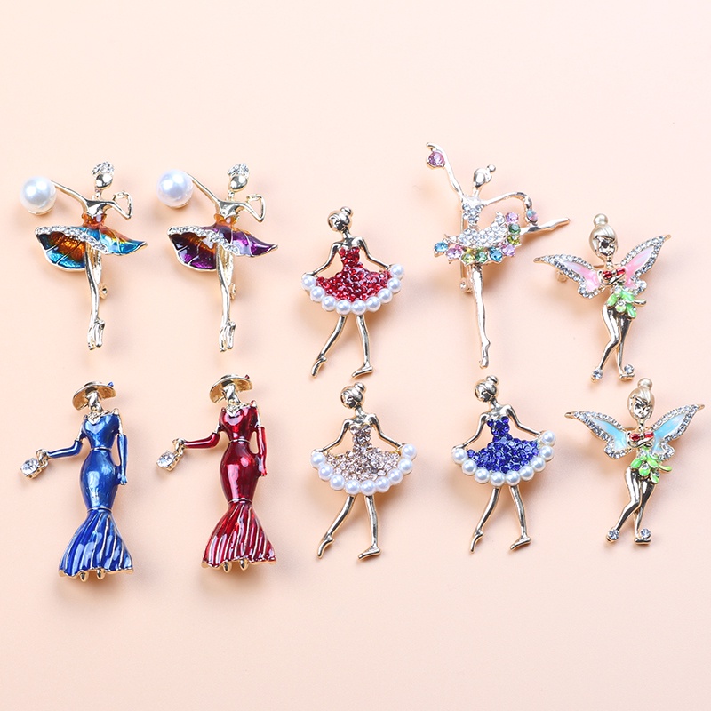 Cài Áo Hình Cô Gái Múa Ba Lê Dễ Thương Chất Lượng Cao Thời Trang