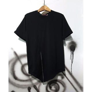 Áo thun Oversixe Longtee Zip dọc hông Unisex - Áo thun Overtee longtee Zip