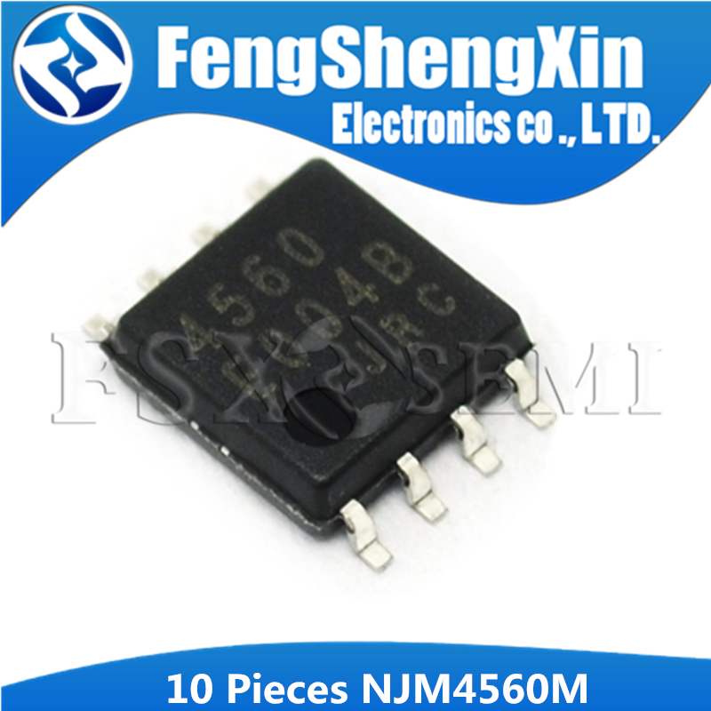Bộ 10 Linh Kiện Điện Tử Ic Njm4560M 4560 Sop-8 Njm4560 Sop 4560m 4560 Sop8