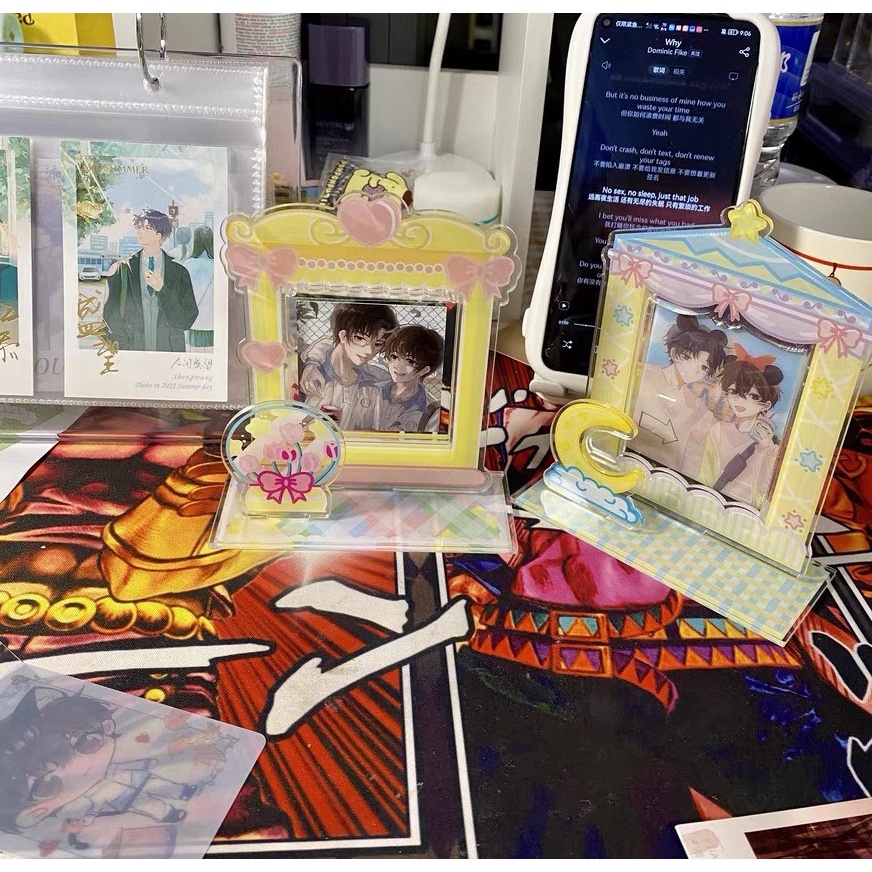 Khung ảnh để card dạng standee , tặng kèm gương