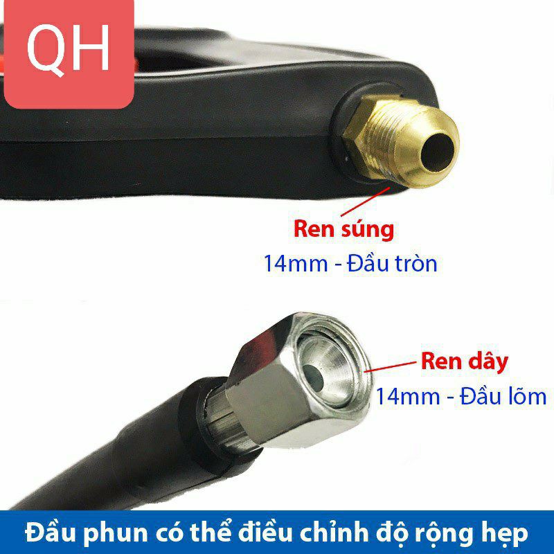 Súng rửa xe áp lực cao s2 loại 1( ren 14mm)