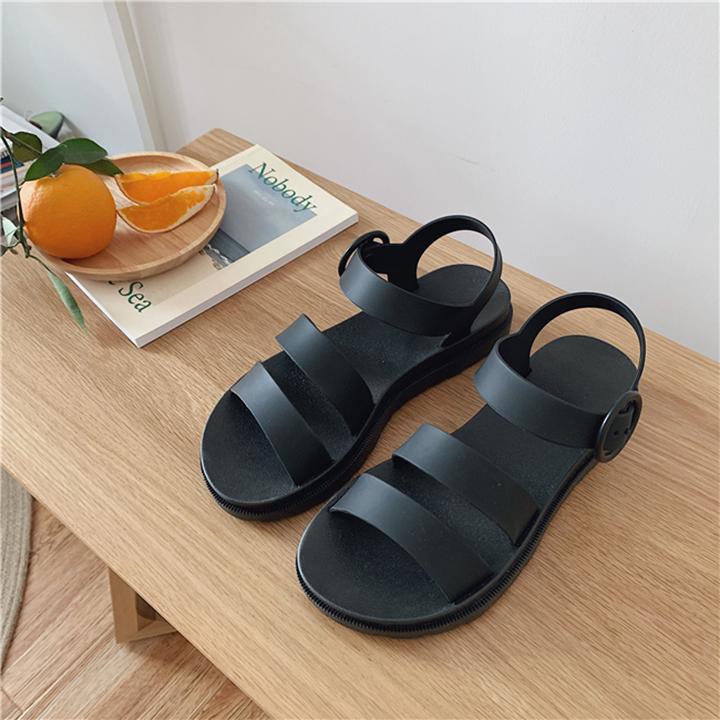 Sandal nữ /sandal nhựa không thấm nước đa năng đi chơi, đi biển, đi mưa dg14 shop9k