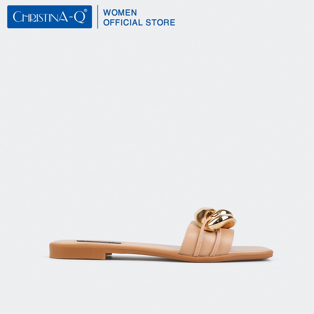 Dép Nữ Mũi Vuông ChristinA-Q DNU097