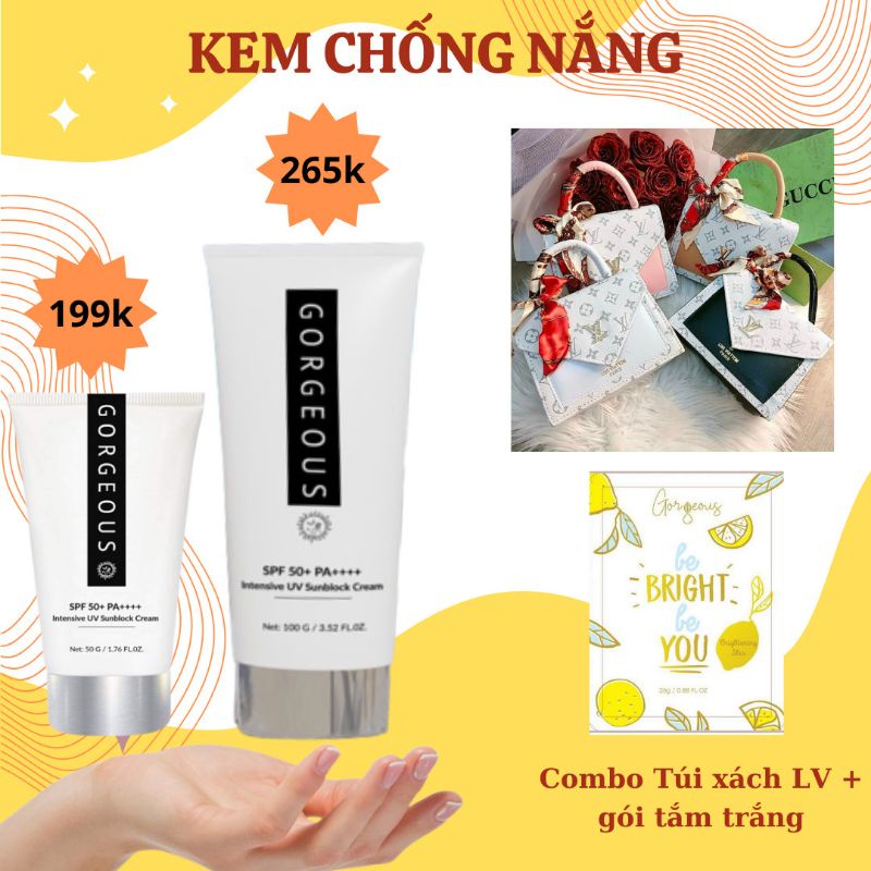 Kem chống nắng size lớn