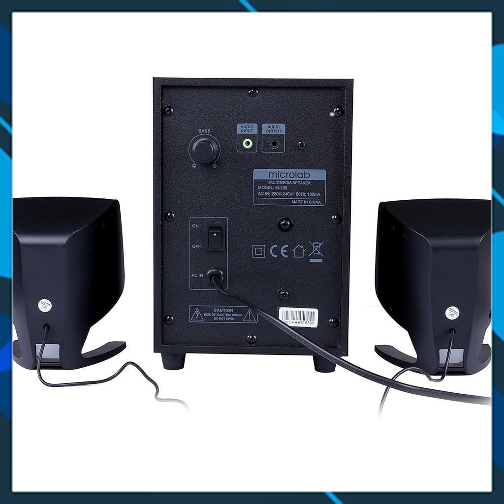 [FreeShip] Loa máy tính Microlab M108 2.1 - Hàng chính hãng  [Lỗi 1 đổi 1] | BigBuy360 - bigbuy360.vn