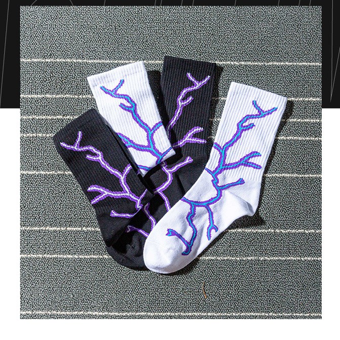 Tất Vớ Tia Sét Tím Mẫu Mới - Tất Tia Sét Tím Hiphop