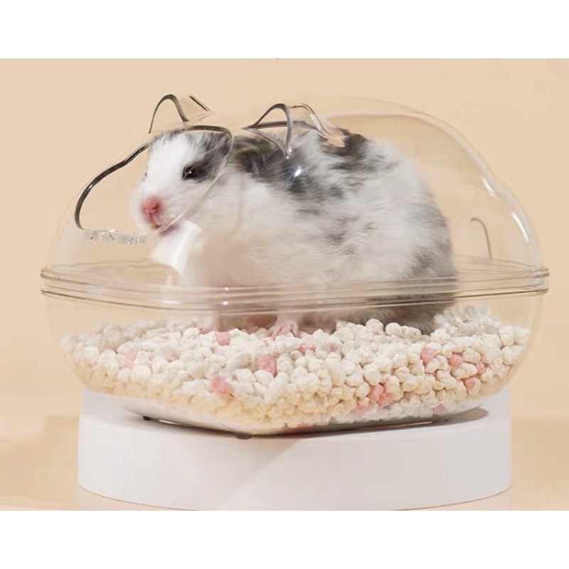 nhà tắm trong suốt gấu Boer dành cho hamster