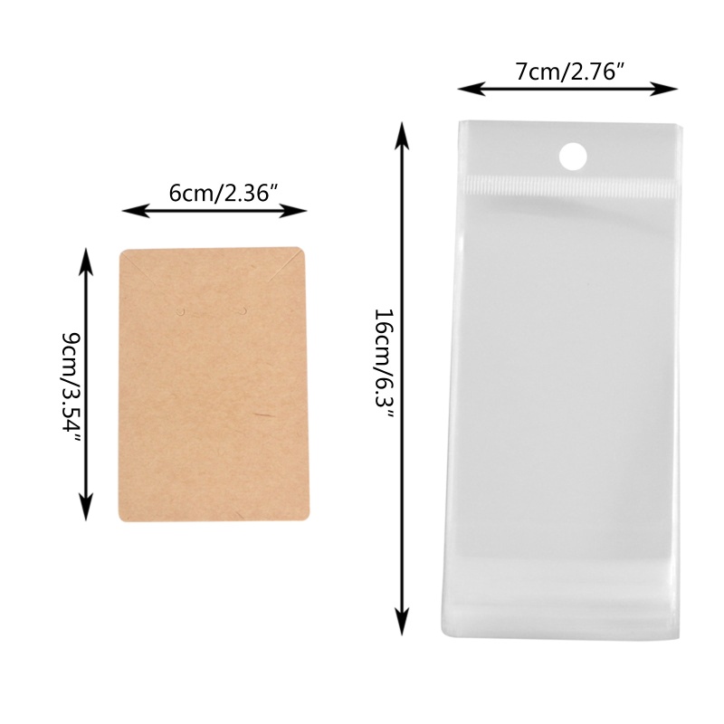 Flgo Thẻ Để Bao Bì Bông Tai / Thẻ / Bông Tai Phía Sau Trang Sức